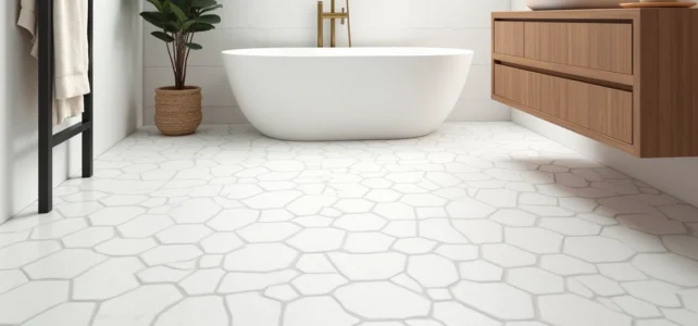 Tendances déco : sublimer votre sol avec du carrelage hexagonal blanc Tendances déco : sublimer votre sol avec du carrelage hexagonal blanc